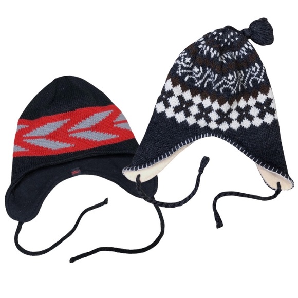 Unisex Child Knit Winter Earflap Hats - Picture 10 of 10